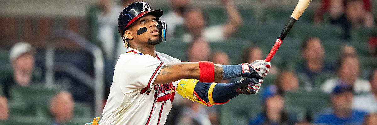 Ronald Acuña Jr. in action